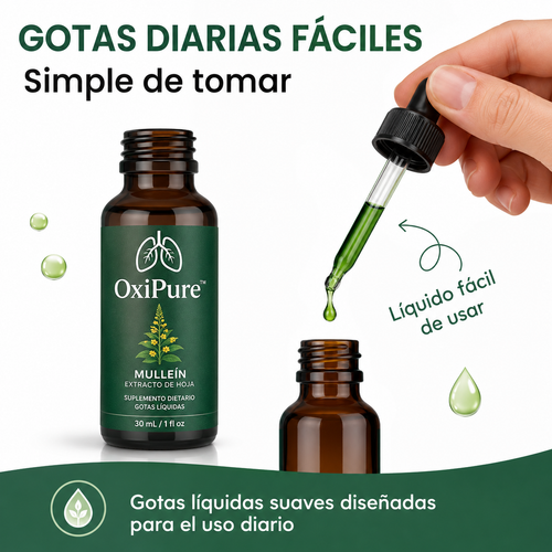 OxiPure™ Limpia y Repara tus Pulmones Naturalmente, Sin Medicamentos.