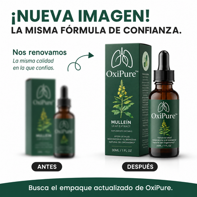 OxiPure™ Limpia y Repara tus Pulmones Naturalmente, Sin Medicamentos.